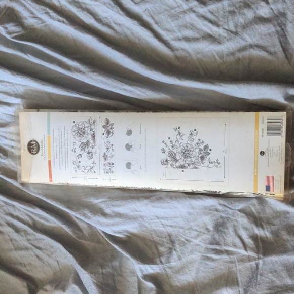 Free Add On RoomMates Peel & Stick Wall Decals New Black & White Peony Decals - Picture 9 of 12